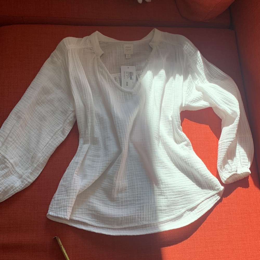 Roan+Ryan Evelyn Guaze Top NWT XS - Picture 9 of 13